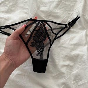 Black Agent Provocateur Thong
